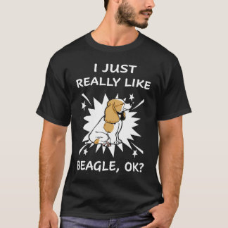 2 Ik vind Beagle gewoon echt leuk T-shirt