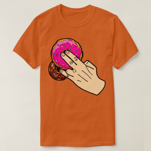 2 IN DE PINK EN ÉÉN IN HET STINKDOUGHNUT T-SHIRT (Design voorkant)
