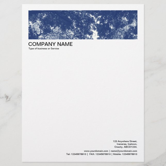 2 in het kopje rand van 1/2 inch - in de bomen 02 briefhoofd (Voorkant)