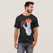 2 in het roze 1 in de stomp t-shirt (Voorkant volledig)