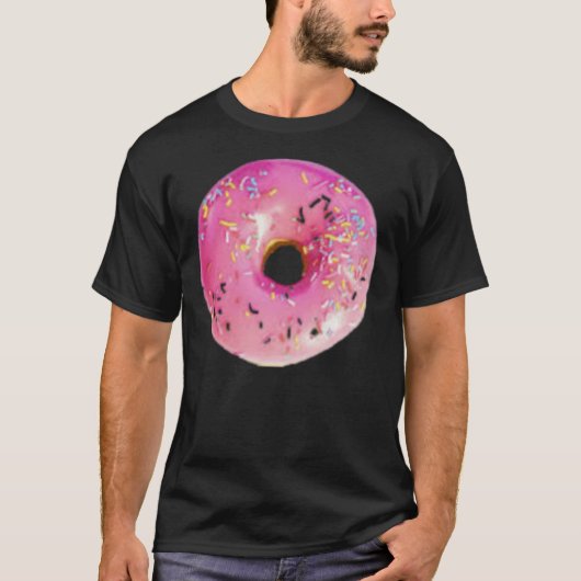 2 in roze 1 in de Stink Dirty Donut Funny Gif T-shirt (Voorkant)