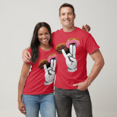 2 In The Pink 1 In the Stink Dirty Donut Funny Gif T-shirt (Unisex)