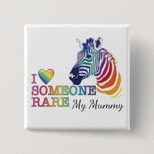 2-inch badge - MUMMY Vierkante Button 5,1 Cm (Voorkant)
