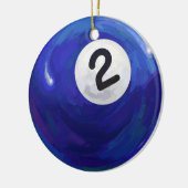 2-inch keramisch ornament (Links)