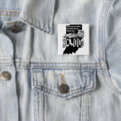 2-inch knop - metalen pin back vierkante button 5,1 cm (In situ)