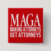 2-inch MAGA Pin Funny Quote Sarcastische politieke Vierkante Button 5,1 Cm (Voorkant)