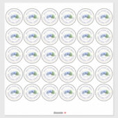 2-inch Mason Jar Label Violet Jelly Vinyl (Vel)