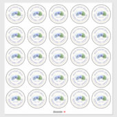 2-inch Mason Jar Label Violet Jelly Vinyl (Vel)