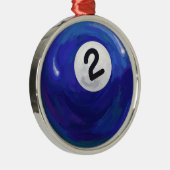 2-inch metalen ornament (Rechts)