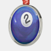 2-inch metalen ornament (Links)