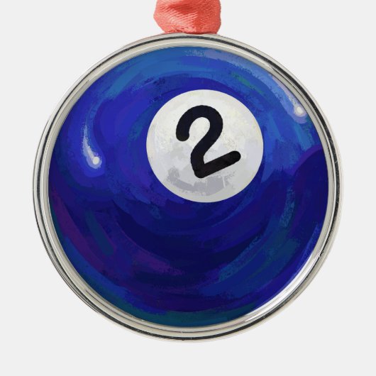 2-inch metalen ornament (Voorkant)