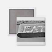 2 inch Square Magnet (Voorkant / Achterkant)
