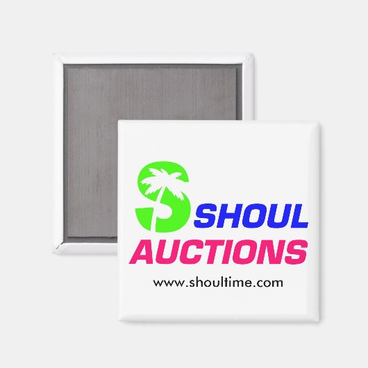 2-inch Square Magnet (Voorkant / Achterkant)