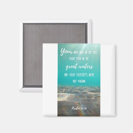 2 inch Square Magnet - Ancient Waters Magnet 1 (Voorkant / Achterkant)