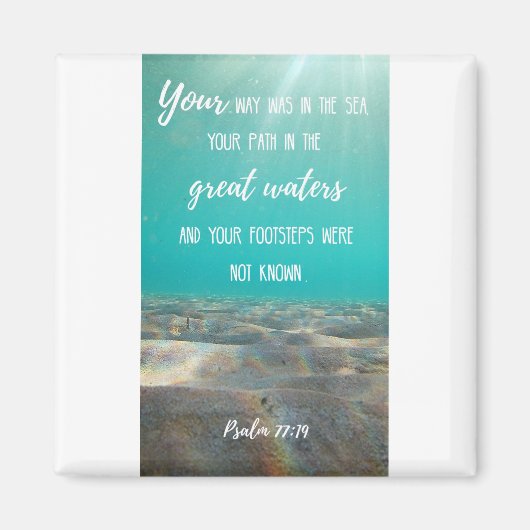 2 inch Square Magnet - Ancient Waters Magnet 1 (Voorkant)