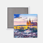 2 Inch Square Magnet Prague (Voorkant / Achterkant)
