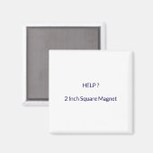 2 inch vierkante magneet (Voorkant / Achterkant)