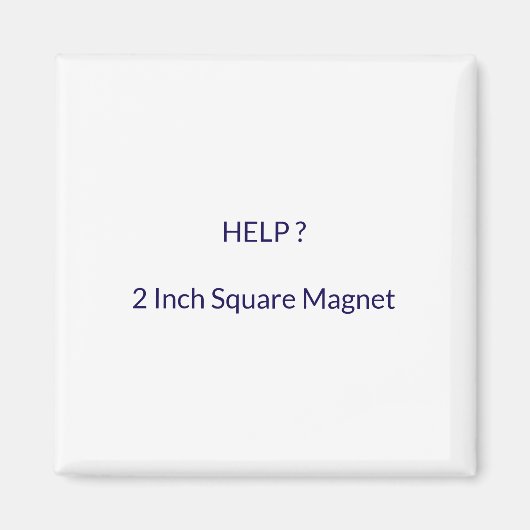 2 inch vierkante magneet (Voorkant)