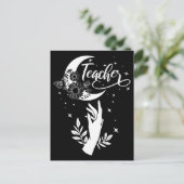 2- Inspirerend leraar sjirt, minimalistische leraa Briefkaart (Staand voorkant)