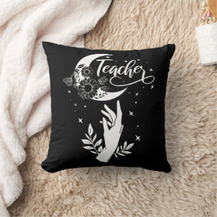 2- Inspirerend leraar sjirt, minimalistische leraa Kussen