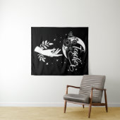 2- Inspirerend leraar sjirt, minimalistische leraa Wandkleed (In Situ (horizontaal))