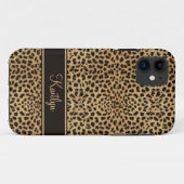 #2 iPhone5 Chic Leopard Print Monogram Case-Mate iPhone Case (Achterkant (horizontaal))