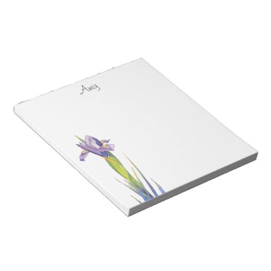 2 iris notitieblok (Schuin)