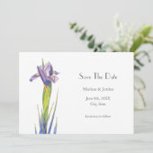 2 iris save the date (Staand voorkant)