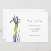 2 iris save the date (Voorkant / Achterkant)