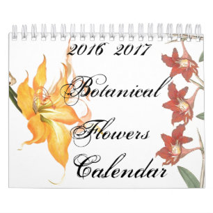 2 jaar 2016 Botanische bloemenkalender Kalender