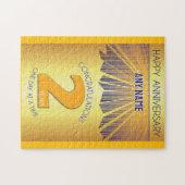 2 Jaar | AA 12 Stappen Jubileum Persoonlijk Legpuzzel (Horizontaal)