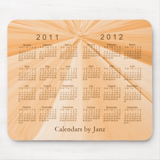 2 jaar Agenda 2011-2012 Muismat (Voorkant)