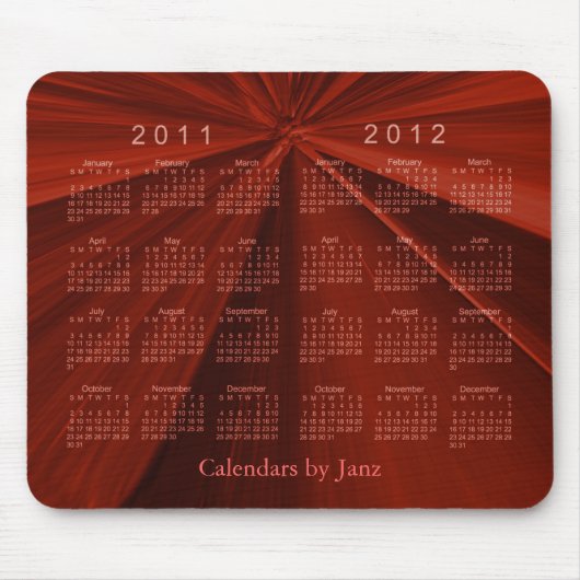 2 jaar Agenda 2011-2012 Muismat (Voorkant)