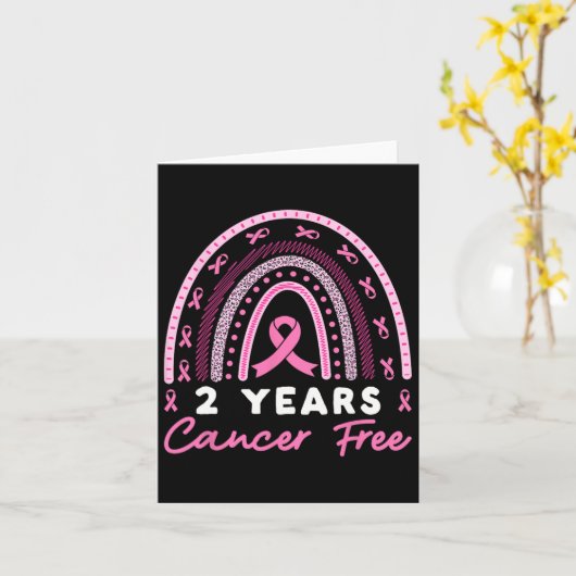 2 jaar Borstkankervrije overlevende vrouwen Kaart (Gele Bloem)