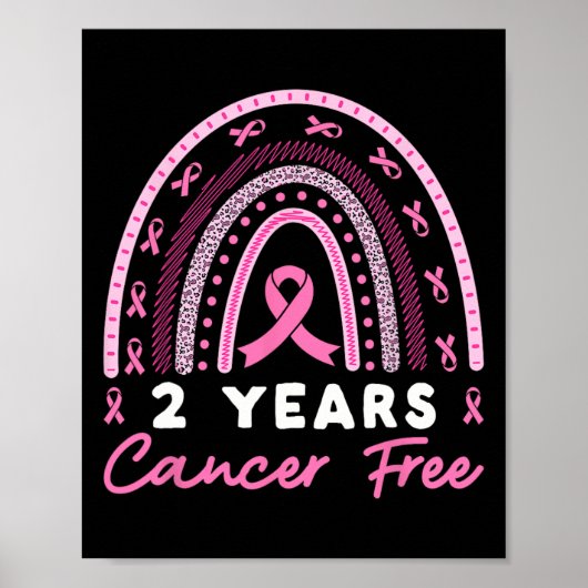 2 jaar Borstkankervrije overlevende vrouwen Poster (Voorkant)