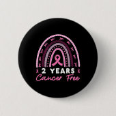 2 jaar Borstkankervrije overlevende vrouwen Ronde Button 5,7 Cm (Voorkant)