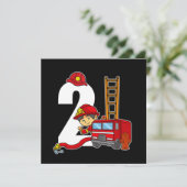 2 jaar brandweerdag brandende vrachtwagen 2e verja kaart (Staand voorkant)