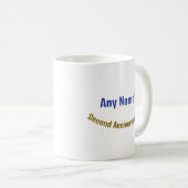 2 jaar CUSTOM NAME AA Jubileum Serenity Koffiemok (Voorkant rechts)