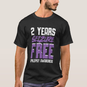 2 jaar Epilepsiebewustzijn Epilepsychiaw T-shirt