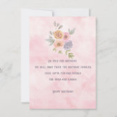 2 jaar Happy Birthday Elephant Baby Girl (Achterkant)