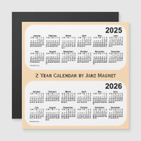 2 jaar hittekalender 2025-2026 door Janz Magnet