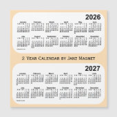 2 jaar hittekalender 2 jaar door Janz Magnet (Voorkant)