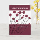 2 Jaar Jubileum 12 Stap Verslaving Herstel Flow Kaart (Gele Bloem)