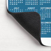 2 Jaar Kalender - jaar uitzicht blauw groen Muismat (Hoek)