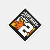 2 Jaar Oud Basketbal Party Thema 2e Verjaardag Jon Servet (Hoek)