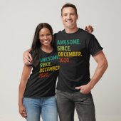 2 jaar oud Geweldige sinds december 2020 2e geboor T-shirt (Unisex)