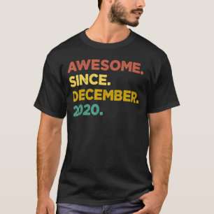 2 jaar oud Geweldige sinds december 2020 2e geboor T-shirt