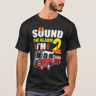 2 Jaar Oud Het Is Mijn 2e Verjaardag Jongen Brandw T-shirt