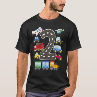 2 jaar oud transportvliegtuig voor thuisvervoer t-shirt