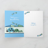 2 jaar oude any age lieveheersbeestjes blauw groen kaart (Binnen)